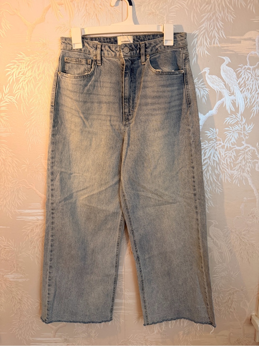 Light Blue High-Rise Wide Leg Jeans - Publish